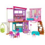 Barbie Vakantiehuis Speelset - 2022 Model - Kunststof - Meerkleurig