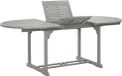 Maison Exclusive - Table de jardin grise 200x100x75 cm en bois massif d'acacia