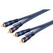 Goobay 33669 audio kabel 3 m 2 x RCA Blauw