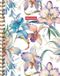 Notebook Zuidnederlandse Uitgeverij (ZNU) Cahier Notebook - 144 Pagina's, Softcover, Lijn, Botanisch Thema, Groen/Paars/Oranje/Wit/Blauw