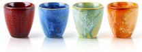 Ensemble vintage de 4 tasses à expresso - 160 ml - Céramique