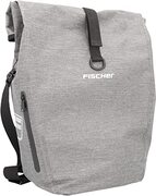 Fischer Unisex - Volwassen Bagagedragertas City, Grijs, M