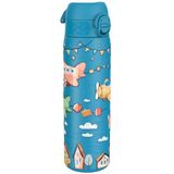 ION8 Vacuüm Geïsoleerde Stalen Waterfles, 500ml/18 oz, Lekvrij, Makkelijk te Openen, Veilige Vergrendeling, Vaatwasserbestendig, Past in Bekerhouders, Draaghendel, Krasbestendig, Vliegtuigen