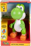 Jakks Super Mario Let's Go, Yoshi! Figure With Sound