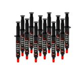 BKR 6102 High Performance kettingsmeermiddel voor fiets, professionele prestaties, 144 ml (12 x 12 ml), elke omstandigheid, fluorescerende formule, spuiten + applicatoren Drop en Huggie-systeem