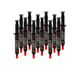 BKR 6102 High Performance kettingsmeermiddel voor fiets, professionele prestaties, 144 ml (12 x 12 ml), elke omstandigheid, fluorescerende formule, spuiten + applicatoren Drop en Huggie-systeem