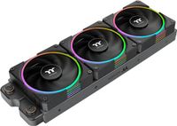 Thermaltake TS120 EX RGB - Ventilator Koeler voor PC - 3x120mm - PWM 500-2000 RPM - Modulair - Zwart