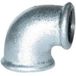 Coude Malléable 90 Degré Galvanisé, 66x76, Femelle