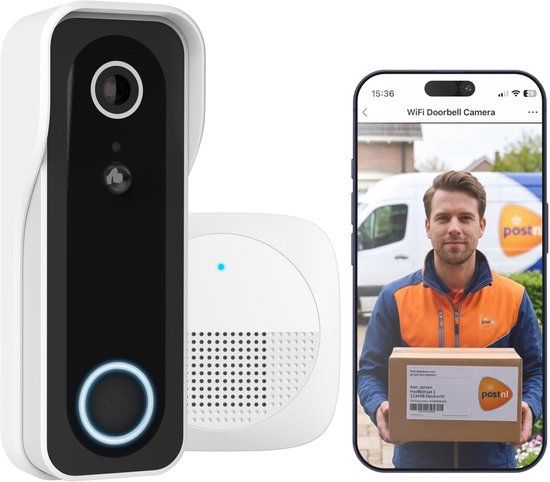 Trust DOORCAM-3000 Zwart, Wit