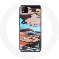 Maniacase Hoesje voor Xiaomi Redmi 9C Oden Et Rayleigh One Piece Anime Manga
