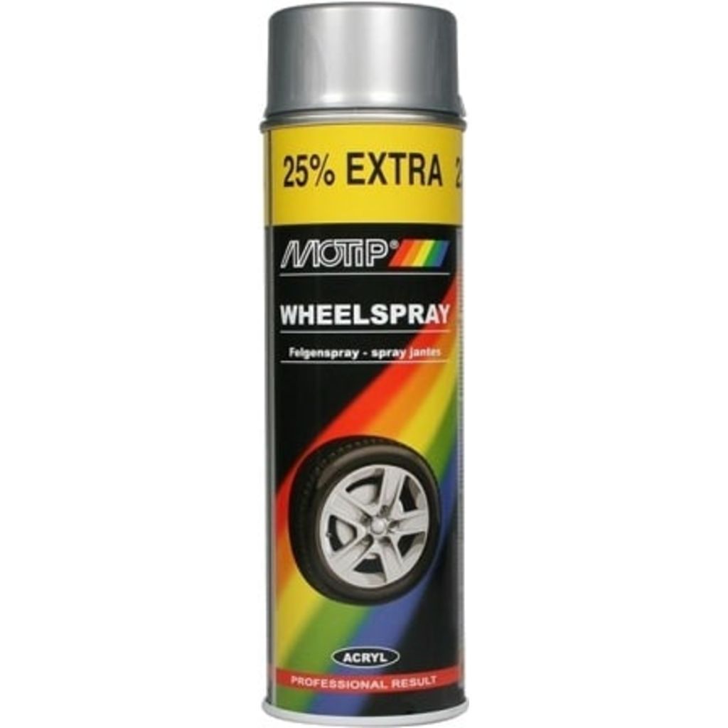 Motip Spray 500ml Velgenlak Zilver - 8711347040070