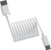 DrPhone DM Series - USB-C 5A Oplaadkabel + Datakabel - Extra Stevig - 1M - Laadkabel - HUAWEI Tablet / Smartphone - 1 Meter