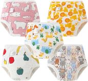 Merkloos / Sans marque Set van 5 oefenbroekjes, zindelijkheidstraining, luierbroekjes, oefenen met zindelijkheid, voor jongens en meisjes , 4-6 jaar
