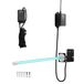 VEVOR Purificateur d'air CVC, bobine de nettoyage de lumière UV-UVC 25W 254nm avec aimant dans le conduit pour conduits de climatisation, purificateur d'air avec 1 lampe de rechange, lampes UV CVC, purificateur d'air pour climatiseurs