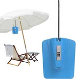 Coffre-fort portable sans marque - Boîte de sécurité - Protection personnelle - Conception étanche - ABS - Bleu