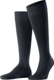 FALKE Energizing Cotton met compressie Baumwolle kniekousen heren blauw - maat 45-46
