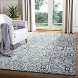 Safavieh Sofia Collectie SOF381 Vloerkleed Blauw & Beige 122 x 170 cm