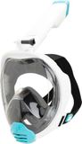 CRESSI Kairon Adult Full Face Snorkeling Mask White/Aqua S/M