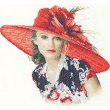 Heritage kruissteek set Aida "Victoria (A)", tellpatroon, JLVI1127-A, 23,5 x 21,5 cm