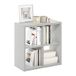 Furinno Decoratieve opbergorganizer met open rug, lichtgrijs, 4-kubus