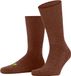FALKE Walkie Ergo eenkleurig wol functioneel materiaal sokken unisex bruin - maat 37-38