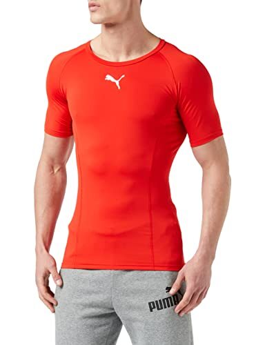 PUMA Herren LIGA Baselayer Tee SS Shirt, Red, L