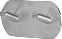 Tiger Rondo - Porte-serviette double - Inox brossé