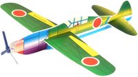 Henbrandt Speelgoed luchtmacht vliegtuigen Airgliders 011 - Mitsubishi Zero