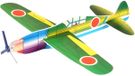 Henbrandt Speelgoed luchtmacht vliegtuigen Airgliders 011 - Mitsubishi Zero