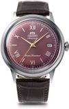 Orient Watches RA-AC0026R Heren Polshorloge Zilverkleurig Leder Bruin