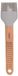 DUKA Silicone practical dish brush in wood colour