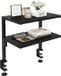 Azomor® Bureau-organizer, verstelbaar en stevig, voor compacte werkruimtes thuis of kantoor - Noir, Métal, 20 cm de large