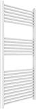 ERCOS Handdoekradiator badkamerradiator 600 x 1200 mm wit 1/2" met montageset