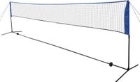vidaXL Badmintonnet met shuttles 600 x 155 cm