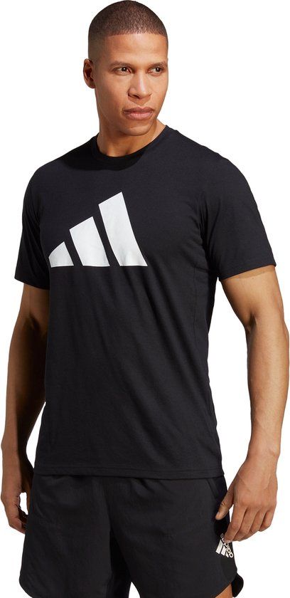 adidas Performance Train Essentials Feelready Logo Training T-Shirt - Men - Black - L