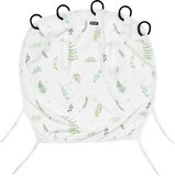 Dooky Universal Cover Zonnescherm Kinderwagen - Tuscany - Wit/Groen