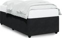 Maison Exclusive - Cadre de lit avec matelas, noir, 100 x 200 cm, velours