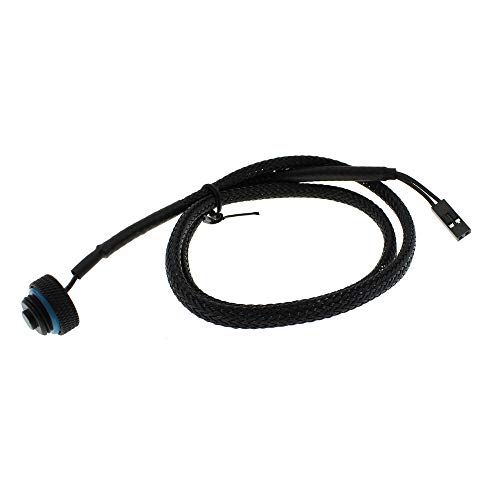 XSPC Verschlussstopfen mit Temperatuursensor G1/4 Zoll - schwarz, 50 cm
