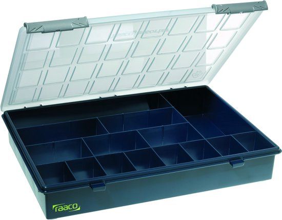 Raaco Assortimentsdoos / Opberger - 15 vakken - 33,8 x 26 x 5,7 cm