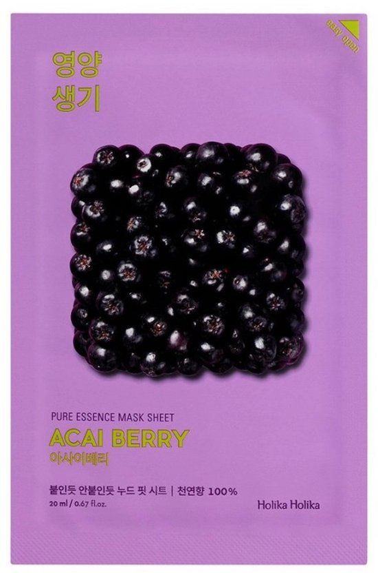 Holika Holika Pure Essence Mask Sheet Acai Berry