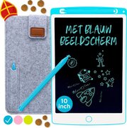 Must-Have for Kids LCD Tekentablet Kinderen "Blauw" 10 inch – Speelgoed Jongens - Schrijfbord - Tekenbord – Tekenen