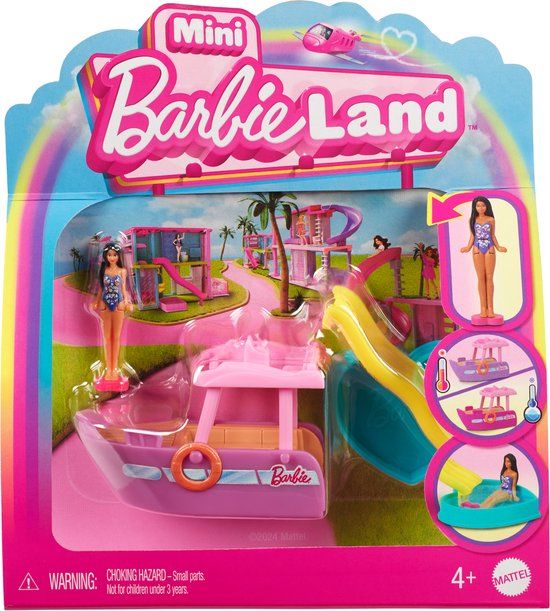Barbie Mini BarbieLand - Boot met Barbiepop