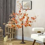 Sapin Lampe 150 cm avec 245 LED et socle, décoration de Noël pour intérieur et extérieur, orange