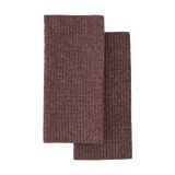 Scandi Essentials Rinse chiffonette Burgundy, lot de 2