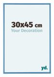 yd. Cadre photo 30x45 cm Aluminium Acier Bleu