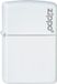 Aansteker Zippo White Matte with Logo Lighter