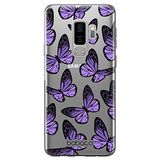 ERT GROUP mobiel telefoonhoesje voor Samsung S9 PLUS origineel en officieel erkend Babaco patroon Butterflies 002 optimaal aangepast aan de vorm van de mobiele telefoon, gedeeltelijk bedrukt