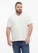 s.Oliver - Heren - Katoenen T-shirt met V-hals en logoprint - Wit - 4XL