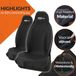 Markenlos Shenzhen Haorui Industrial Technology Co., Ltd. Autostoelhoes - Luxury Car Seat Cover