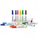Marqueurs pour tableau blanc - 10x pièces - multi - fin - effaçable - marqueurs pour tableau blanc - pointe ronde